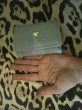 Monedero de Color caramelo a la moda para mujer, Cartera de cuero de Color liso Vintage corta con broche de corazón, tarjetero para chicas