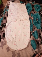 Saco de dormir para bebés recién nacidos, 100% envolvente de algodón de 0 a 3 meses