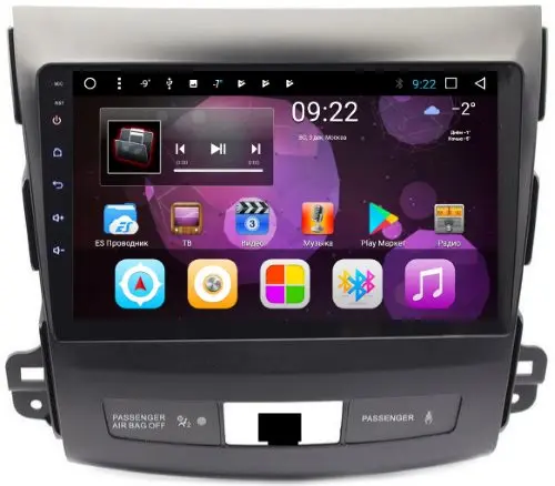 Штатная автомагнитола VOMI ST2747-T8 для Mitsubishi Outlander XL 2006-2012 на Android 8.1.0(+ Камера заднего вида в подарок