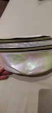 Buylor-riñonera holográfica con correa para láser para mujer, Cangurera de diseño, bolso de cintura bonito para fiesta y viaje