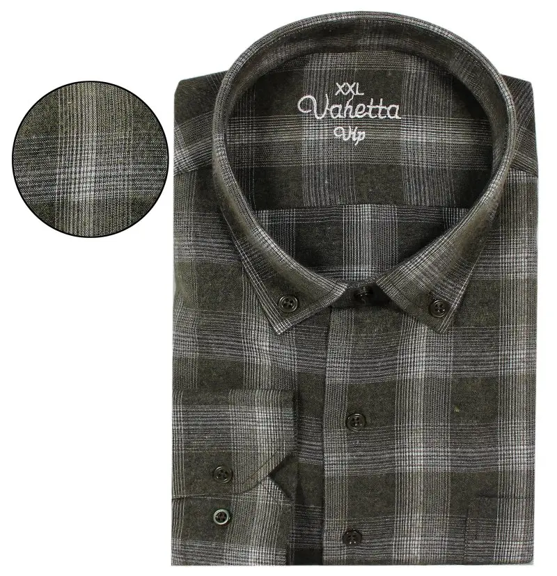 

Varetta Men's Clothing Plus Large Size 8XL 7XL 6XL 5XL 4XL Mens Business Casual Long Sleeved Shirt Classic Striped Male Social Dress Shirts Autumn New Quality Fine Plaid Business Casual Long Sleeve Winter Green Shirt L