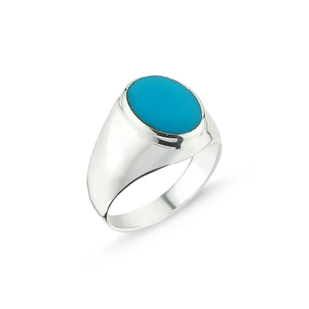 

Silver 925 Sterling Turquoise Cabochons Child Ring