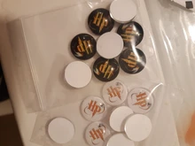 12mm 20 piezas cabujón de cristal con foto camafeo redondo conjunto hecho a mano las Bases configuración azul