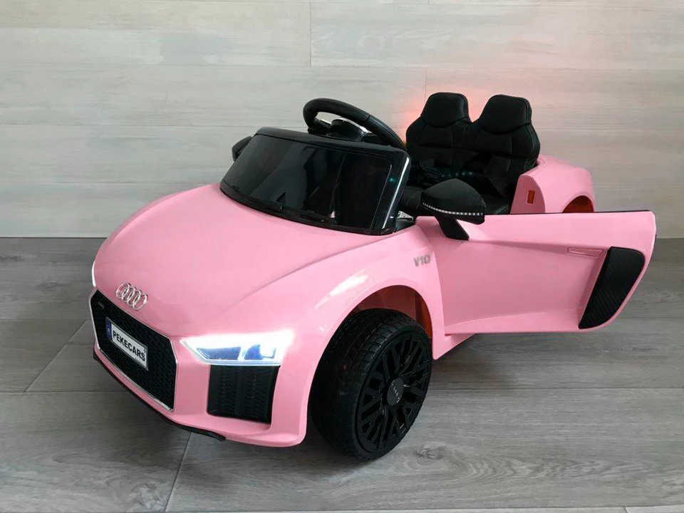 R8 V10 Pink Audi Baby Car Kids Licensed Audi R8 Spyder 12V Battery