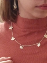 Gargantilla de mariposa Bohemia para mujer, collar de cadena de clavícula de Color dorado y plateado, joyería Chic para mujer 2020