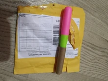 Agujas de ganchillo para cabello trenzado Jumbo y trenzas de ganchillo, 1 unidad, 15Cm, Color rosa y limón, de plástico para tejer