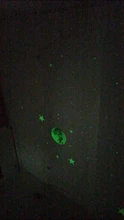 Pegatinas de pared brillantes en la oscuridad, 435 Uds., punto de estrella de Luna luminosa, pegatinas de pared fluorescente, decoración ambiental
