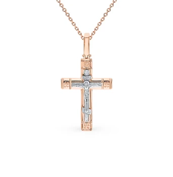 

Gold pendant with diamonds sunlight sample 585