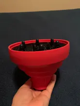 Cubierta de Gel de sílice para secador de pelo, accesorio plegable resistente a altas temperaturas, herramientas de salón de peluquería