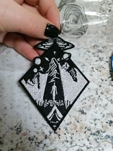 DIY Adventure Travel Patches For Clothing Mountain Camping Badge Space Stripe Iron On