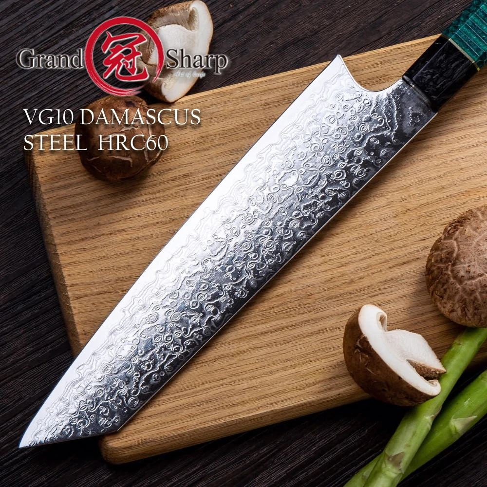 Дамасский кухонный нож японский нож Kiritsuke VG10 японский дамасский поварской нож для нарезки кухонные инструменты для дома лучший подарок шеф-повара