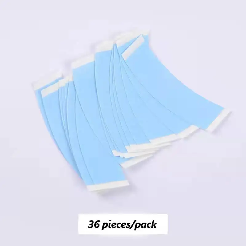 Hair Extension Tape 36pcs/lot Tape For Toupee Men Lace Front Blue Wig Tape Double Sided For Toupee/Lace Wig Hair System Adhesive