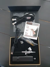 Compresor de aerógrafo TM80S, Mini bomba Personal inalámbrica portátil con parada de arranque automático
