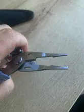 NOEBY-Alicates de pesca de acero inoxidable, herramienta de corte de anillo dividido multifuncional, ganchos para remover, productos para aparejos de pesca