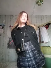 Faldas plisadas coreanas de cintura alta para mujer, minifalda Sexy gótica negra a cuadros, uniforme JK, ropa para estudiantes Y2K 90S, verano 2020