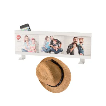 

Balvi-Smile! Wall hanger and shelf organizer. Supports 3 photos in 10x15 cm. Made Of wood.