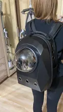 Transportín para gatos, mochila portamascotas de viaje, bandolera doble, cápsula espacial para perro, Bolso pequeño para mascota