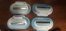 Cuchillas de afeitar de seguridad para mujer, femenino de 3 capas afilador, cabeza de maquinilla de afeitar adecuada para coche facial Venuse, 8 Uds.