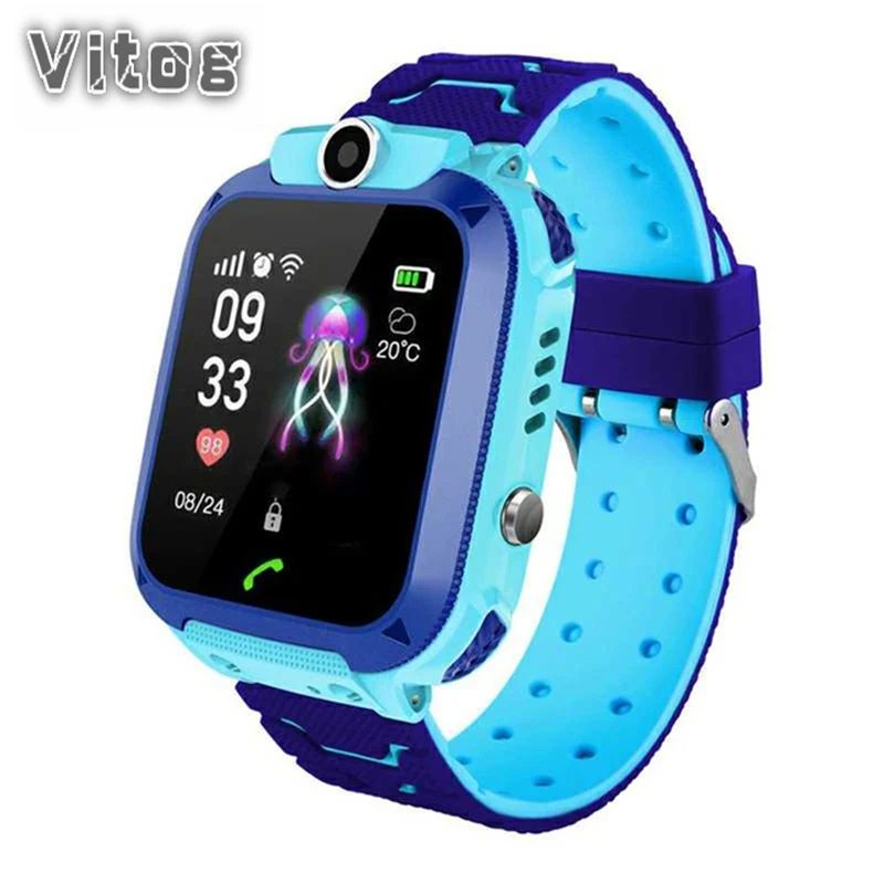 

2019 Q12 Multi-function Waterproof Smart Watch With GPS Location Children's Smart Watch SIM Card for IOS Android Phone Kids Gift
