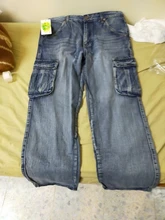 Pantalones vaqueros rectos de estilo japonés para hombre, Jeans holgados de motorista con bolsillos laterales, color azul holgado, nuevo, 2021