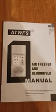 ATWFS aire ozonizador purificador de aire casa desodorante ozono ionizador generador de esterilización germicida de la desinfección habitación limpia