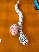 Serpiente de Control remoto por infrarrojos para niños, juguete de serpiente y cascabel de huevo, Animal, truco terrorífico