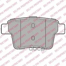 Колодки Тормозные Ford Mondeo Iii 09.04-/Jaguar X-Type Задние Delphi Lp1957 Delphi арт. LP1957