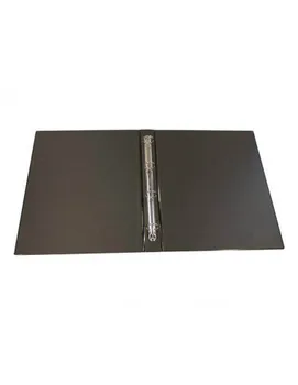 

FOLIO WALLET 4 DRILLS IN CARDBOARD LINED AND PLASTICIZED BLACK