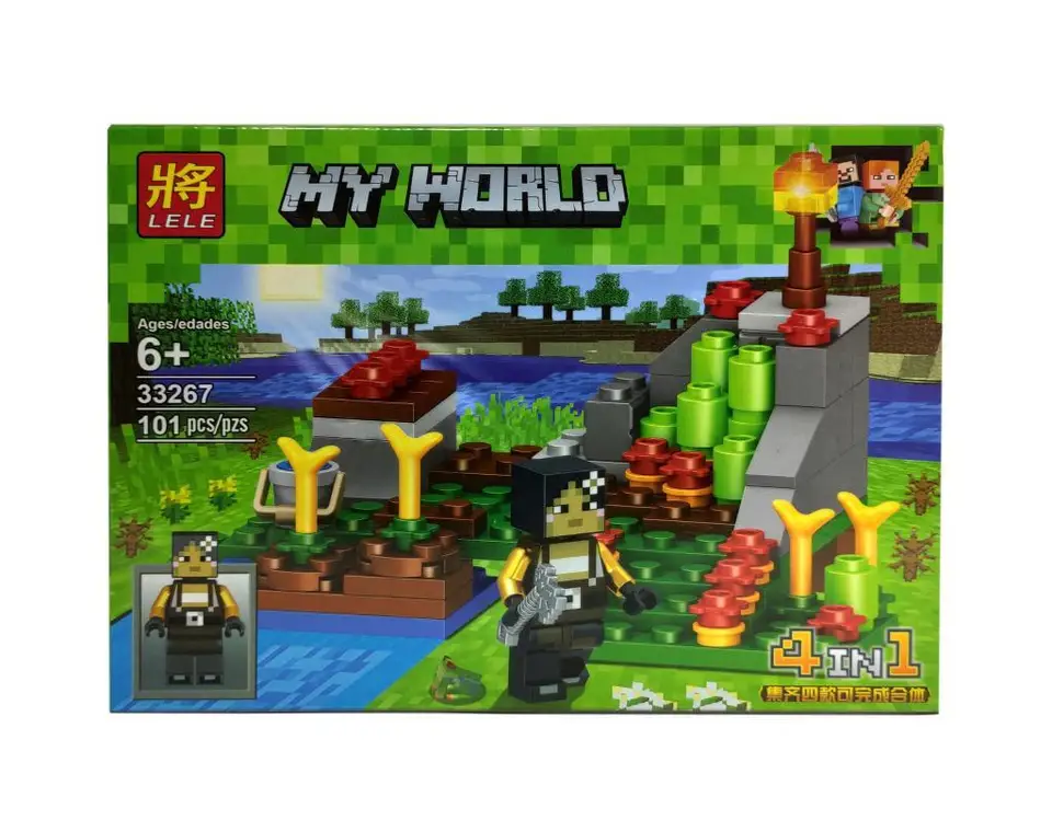 lego minecraft my world