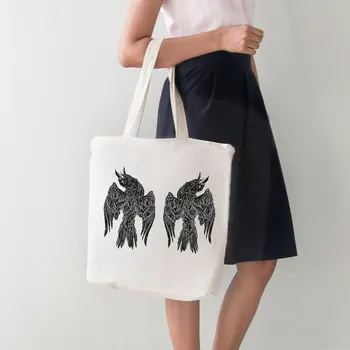 

Angemiel Bag War and Peace Black White Large Tote Shopping Beach Bag