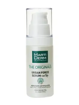 

Martiderm urban force serum-on top 30 ml Serum moisturising anti-polution, integral protective shield. Spf 20