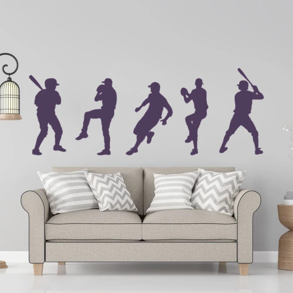 

New Creative BaseBall Forms Wall Sticker Decal Design For Boys Bedroom Wall Decor