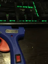 Pistola de pegamento Industrial, Mini pistolas, herramienta de reparación de temperatura térmica eléctrica con 7mm x 200mm, barra de pegamento de fusión, enchufe de la UE, enchufe de EE. UU. 20W