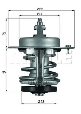 Tx 69 79_термостат! Honda Civic/Legend 1.2-3.2 83-01 Mahle/Knecht Tx6979 Mahle/Knecht арт. TX6979