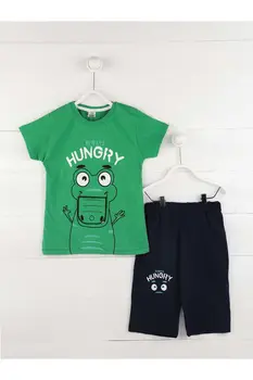 

Summer boy's child ball ball green-navy blue shorts shorts t-shirts cotton cartoon casual daily use spring summer season style models