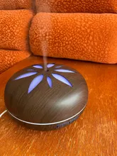 Humidifier Air-Freshener Ultrasonic-Aroma-Diffuser Household 500ml Led 7-Color Flower-Petal
