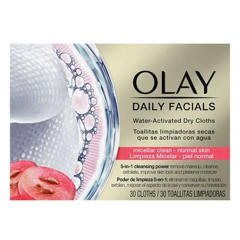 

Make Up Remover Wipes Cleanse Daily Facials Micellar Olay (30 pcs) Normal skin
