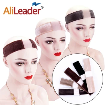 

Alileader Cheap Soft Lace Wig Grips Headband Scarf 1Pcs Wig Grip With Lace Hair Styling Non Slip Adjustable Fastener Comfort Cap