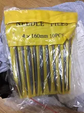 Juego de Limas de aguja para joyería, 10 Uds., tallado de madera, piedra de cristal de Metal, 3 tamaños