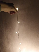 Outdoor Decoration Garland-Light Icicle-String-Lights Led Curtain Droop Wedding-Party