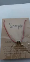 Pulsera de cuerda trenzada con signo del zodiaco para mujer, brazalete de cuerda trenzada negra y roja tejida con cáncer, Leo Virgo, joyería sencilla coreana, regalos de cumpleaños para mujer, 12 Constelaciones