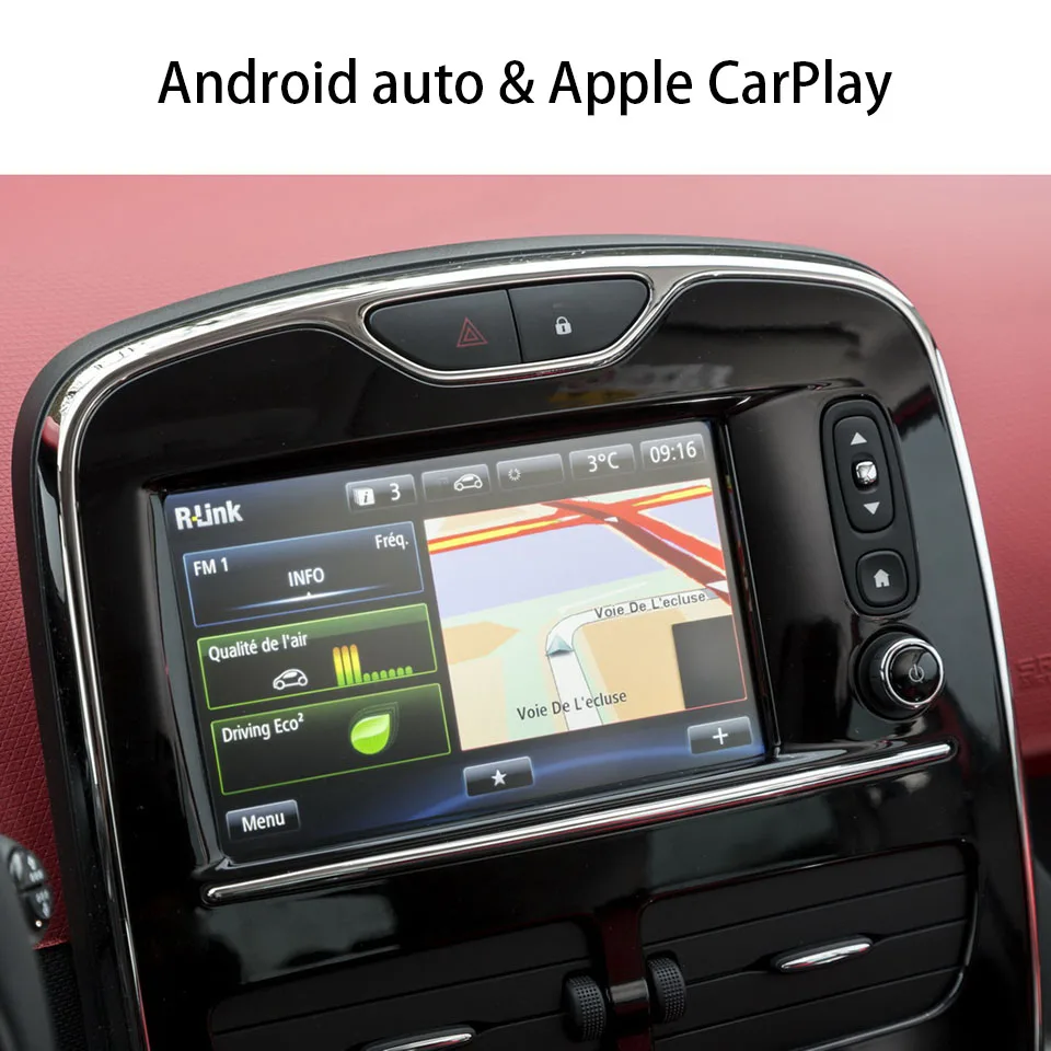 Ecran Miroir Android Auto Module Sans Fil Apple Carplay Pour Renault R Link 2 Systeme Avec Connecteur Usb Lvds Apres 2015 Aliexpress