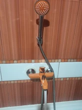 Bathtub Faucet Shower-Set Waterfall Accoona Classic Brass Lacquered A6366 Colorful