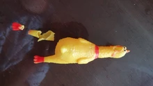 Toy Puppy Venting-Toys Rubber Screaming Chicken Squeak Chew Yellow 16CM Pet-Dog Hot-Sale