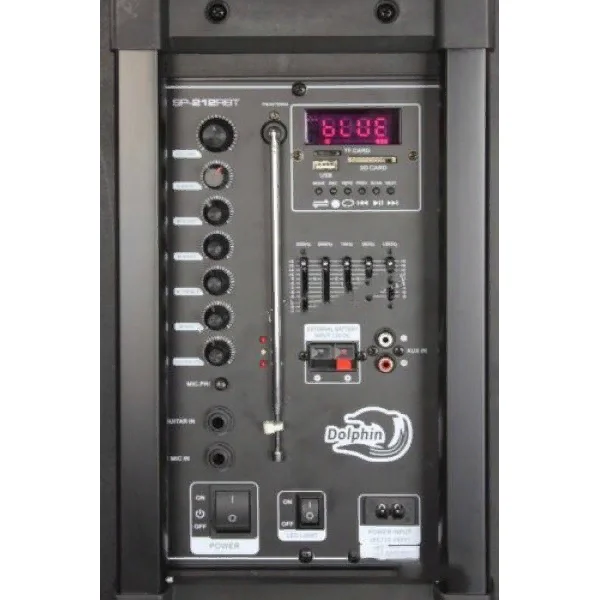 Eltronic EL 1212A/20 03 акустическая система динамик 2*12 USB Bluetooth усилитель звука сабвуфер