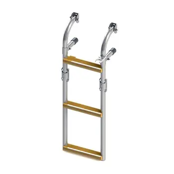 

Gangway folding with swivel mount 3 steps width 215mm, step teak 040119T