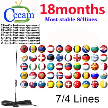 

Europe Cccam Cline For 1 Year 7 Lines HD Estable Server Germany Poland Portugal Italy Spain Poland Cccam For Satellite Receiver