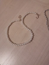 Collares de perlas simuladas con bolas pequeñas para mujer, 5 tamaños, cadena de clavícula femenina, regalos de joyería para el Día de San Valentín