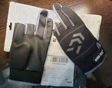Guantes de pesca antideslizantes para hombre, protectores de manos para pesca, para deportes al aire libre, con corte de tres dedos