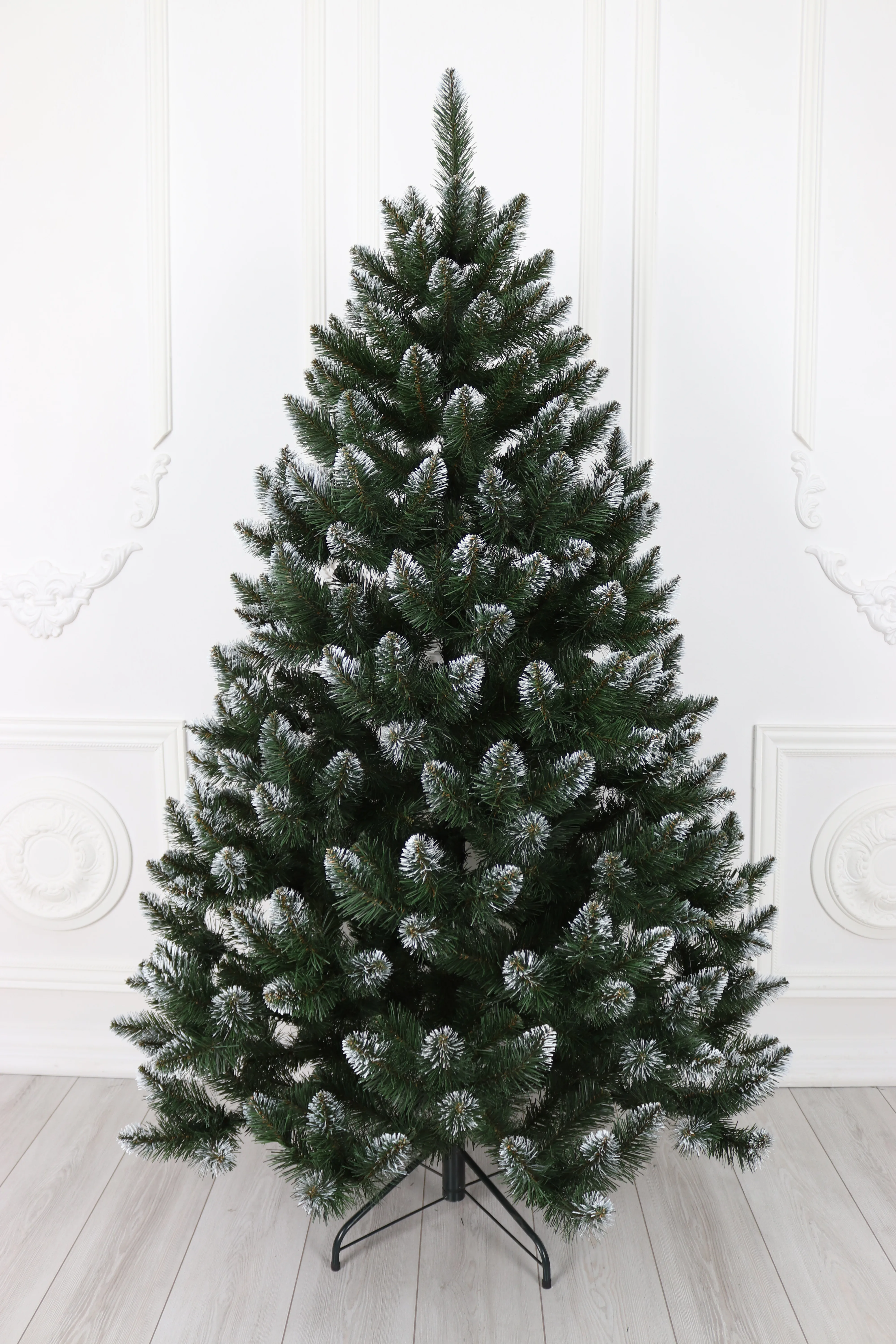 Fir Pu тпк &quotnew tree&quot кавказская Deluxe White tips PVC brush film fir tree | Дом и сад